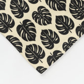 Foliage Monstera Fleece Blanket (Ecke)