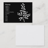 Foliage Nr. 4 Mono | Visitenkarte (Vorne/Hinten)