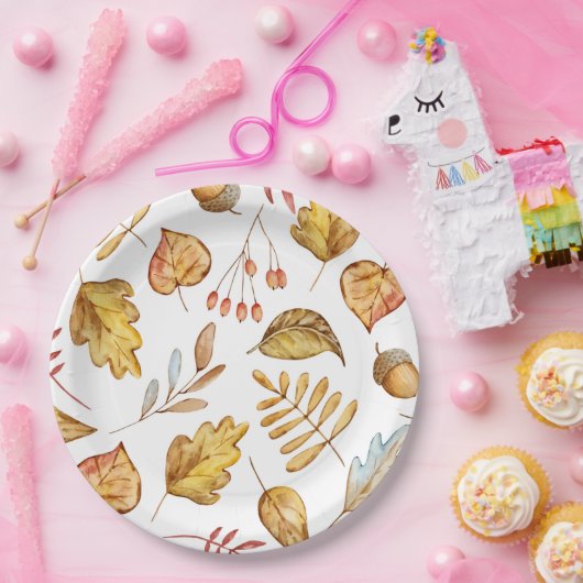 Foliage Pappteller (Party)