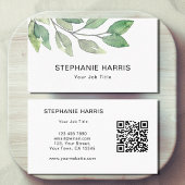 Foliage QR Code Visitenkarte