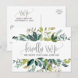 Foliage Song Request UAWG Postcard Einladungspostkarte