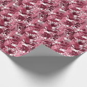 Foliage Wasserfarbe Lila, florenlos. Geschenkpapier (Ecke)