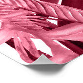 Foliage Wasserfarbe Lila, florenlos. Poster (Ecke)