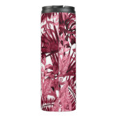 Foliage Wasserfarbe Lila, florenlos. Thermosbecher (Rückseite)