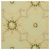 Foliate Scroll Quatrefoils & floral pattern Stoff (Muster)