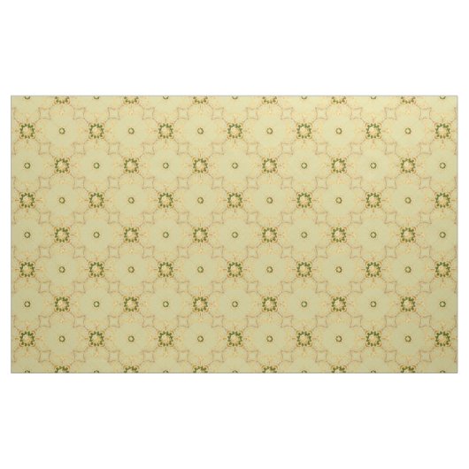 Foliate Scroll Quatrefoils & floral pattern Stoff (Yard (91,4 cm))