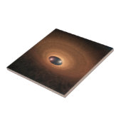 Folie aus stumpfem Material, die von der Sternbild Fliese (Seite)