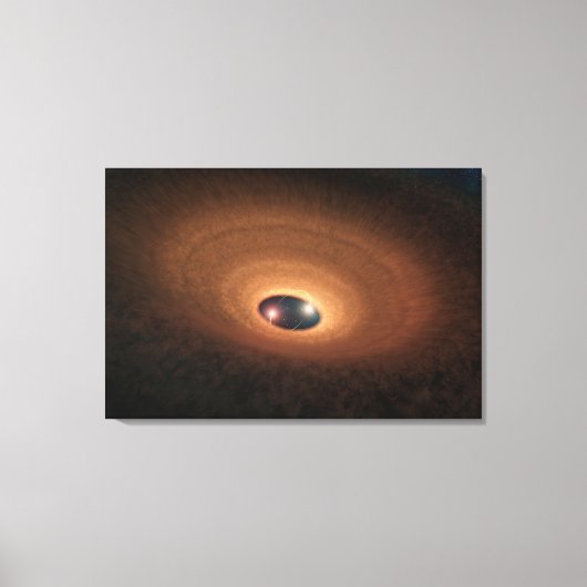 Folie aus stumpfem Material, die von der Sternbild Leinwanddruck (Vorderseite)