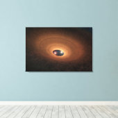 Folie aus stumpfem Material, die von der Sternbild Leinwanddruck (Insitu (Holzboden))