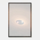 Folie aus stumpfem Material, die von der Sternbild Post-it Klebezettel (Vorderseite)