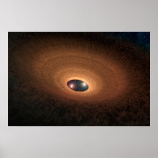 Folie aus stumpfem Material, die von der Sternbild Poster (Vorne)