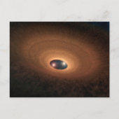 Folie aus stumpfem Material, die von der Sternbild Postkarte (Vorderseite)