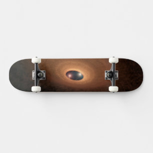 Folie aus stumpfem Material, die von der Sternbild Skateboard