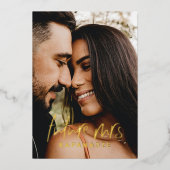 Folie gepresst | Future Mrs Brunch & Bubbly Foto Folieneinladung (Vorderseite)