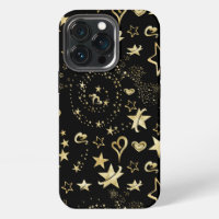 Folie Goldene Sterne Case-Mate iPhone-Hülle