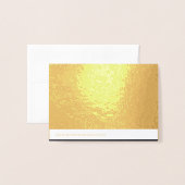 Folie-Karte Folienkarte (Rückseite mit Umschlag)