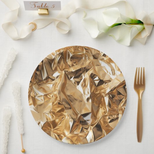Folie-Krissel-Muster Pappteller (Hochzeit)