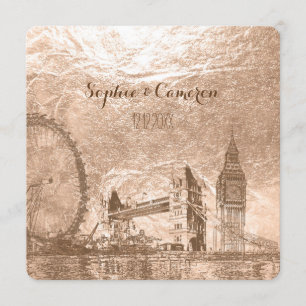 Folie PixDezinesLondon für städtische/Imitate Einladung