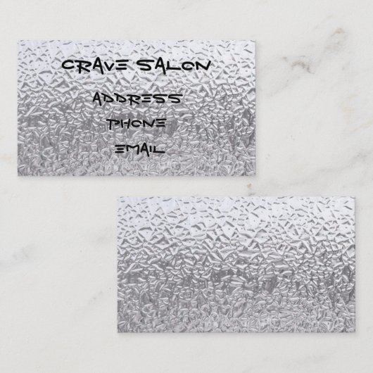 Folie Visitenkarte (Vorne/Hinten)