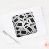 Folien aus Foto Quadratischer Aufkleber (Umschlag)