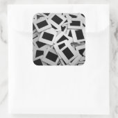 Folien aus Foto Quadratischer Aufkleber (Tasche)