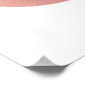 Folien aus Gold und Rose, Ampere und Kunstdrucke Poster (Ecke)