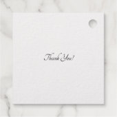 Folien-Geschenkanhänger Geschenkanhänger (Rückseite)