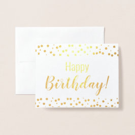 Folien-Karte - alles Gute zum Geburtstag! - Folienkarte