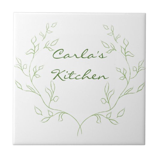 Folien-Keramik Fliese (Vorderseite)