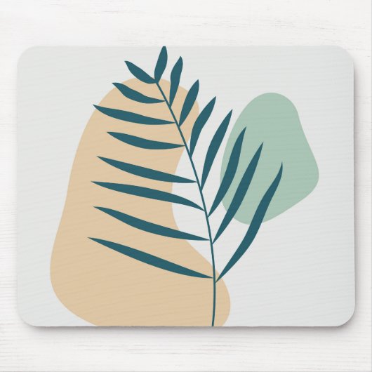 Folien mit abstrakter Form Mousepad (Vorne)