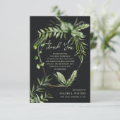 Folien-Rahmen-Beileid Danke-Karte Dankeskarte (Stehend Vorderseite)