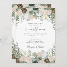 Folien und Blüten | Sage Green Wedding