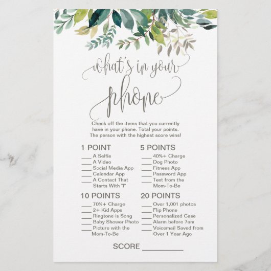 Folien, was in Ihrem Telefon ist (Rückseite)