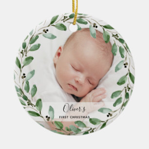 Folienhand  Erste Weihnachtszeit für Kinder mit F Keramik Ornament