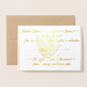 Folienkarte (Vorderseite mit Umschlag)