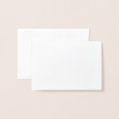 Folienkarte (Vorderseite mit Umschlag)