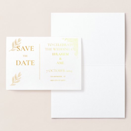 Folienkarte (Anzeige)