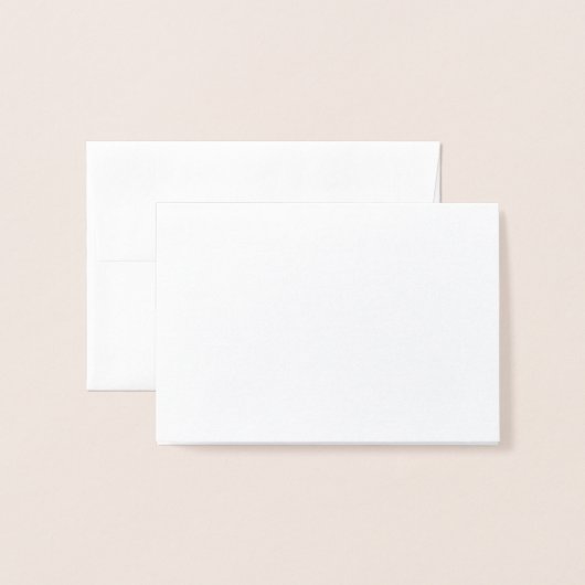 Folienkarte (Vorderseite mit Umschlag)