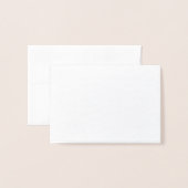 Folienkarte (Vorderseite mit Umschlag)