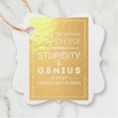 Folienmarke Geschenkanhänger (Vorderseite)