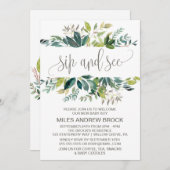 Folienseite und Siehe Einladung (Vorne/Hinten)