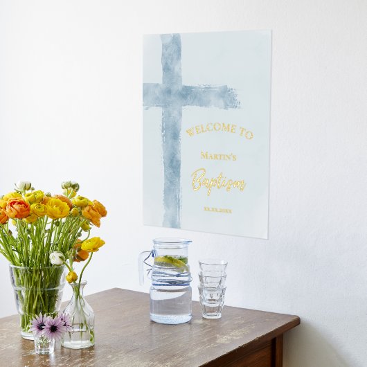 Folientext Taufzeichen Foliendrucke (Ablage(Küche))