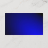 Folienüberschrift - Cyan und Shaded Blue Visitenkarte (Rückseite)