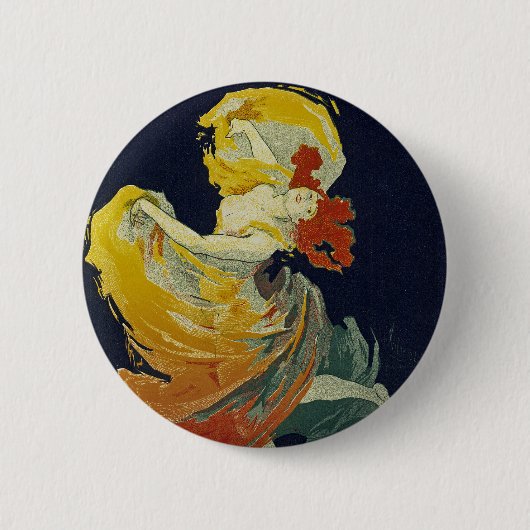 Folies Berger ~ La Loie Fuller Button (Vorderseite)