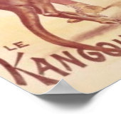 Folies Bergere — Boxing kangaroos Poster (Ecke)