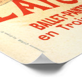 FOLIES BERGERE Cheret Paris Cabaret Vintage Poster (Ecke)