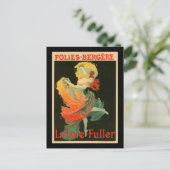 Folies Bergere La Loie Fuller Postkarte (Stehend Vorderseite)