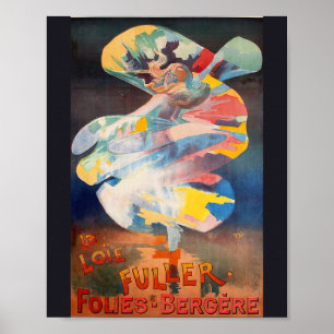 Folies Bergere-la Loie Fuller Vintage französische Poster
