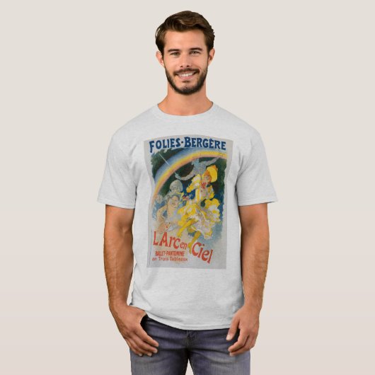 Folies Bergère - L'arc en ciel - Jules Chéret 1893 T-Shirt (Vorne ganz)