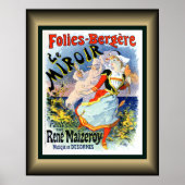 Folies Bergere~Le Miroir~Pantomime Rene Maizeroy~ Poster (Vorne)